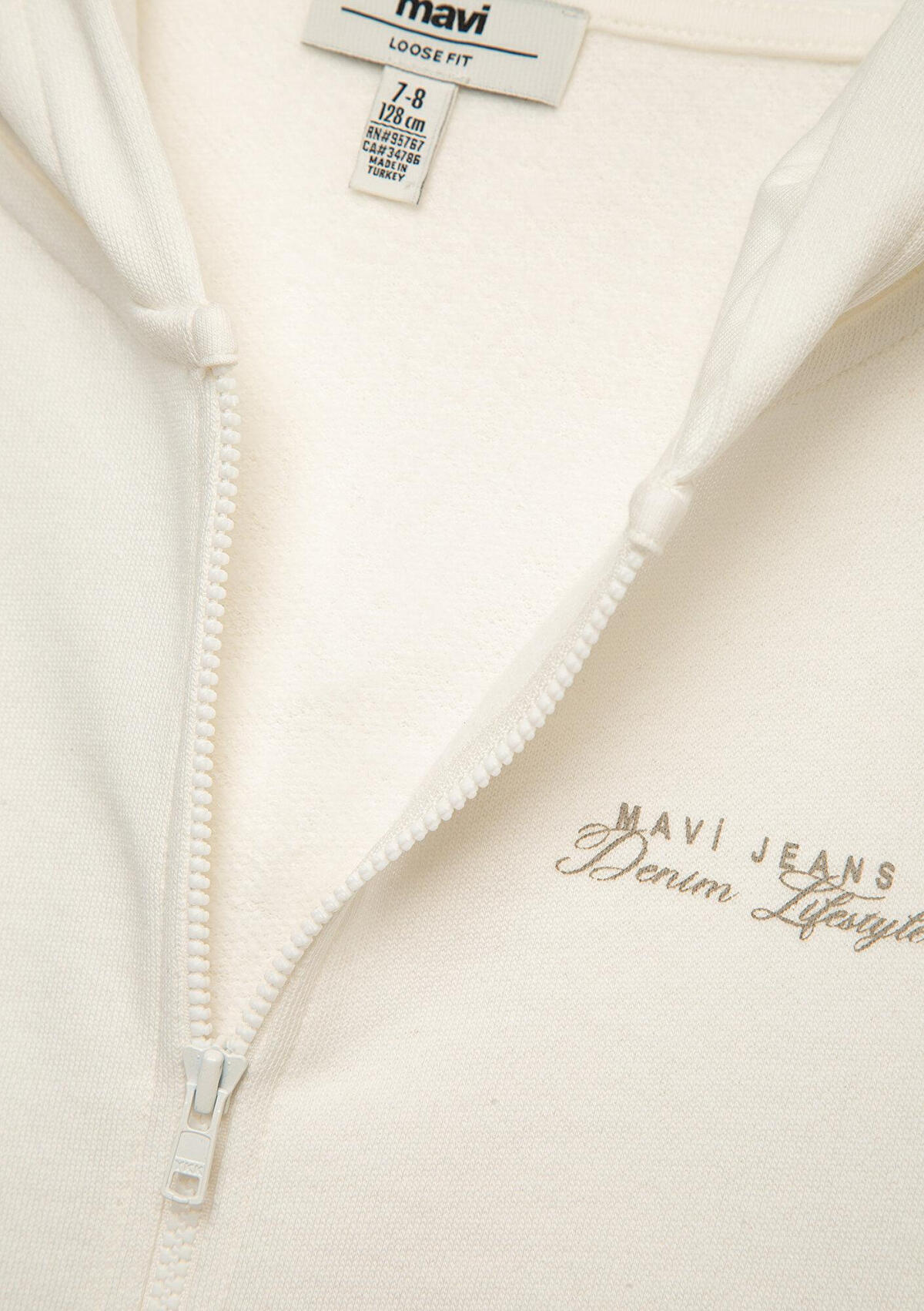 Mavi Kız Çocuk Sweatshirt M7S10227-70057 Kırık Beyaz