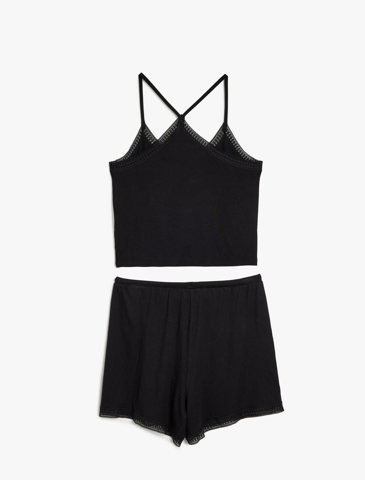 Koton Pijama Takımı 5SLK40029MK Siyah