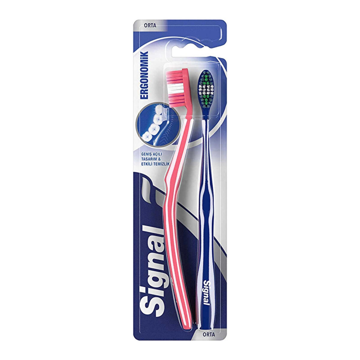 Signal Diş Fırçası Ergonomik 2Li