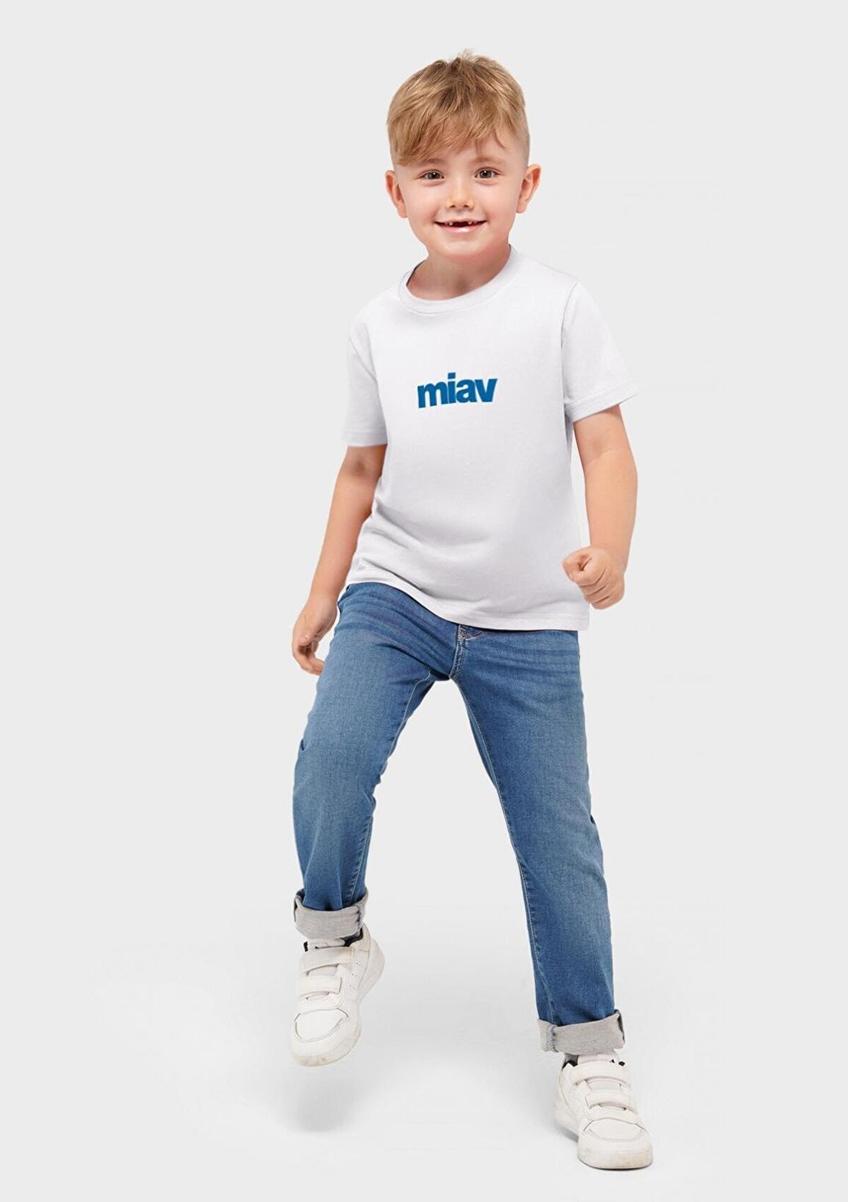 Mavi Tişört Erkek Çocuk M66332620 Beyaz