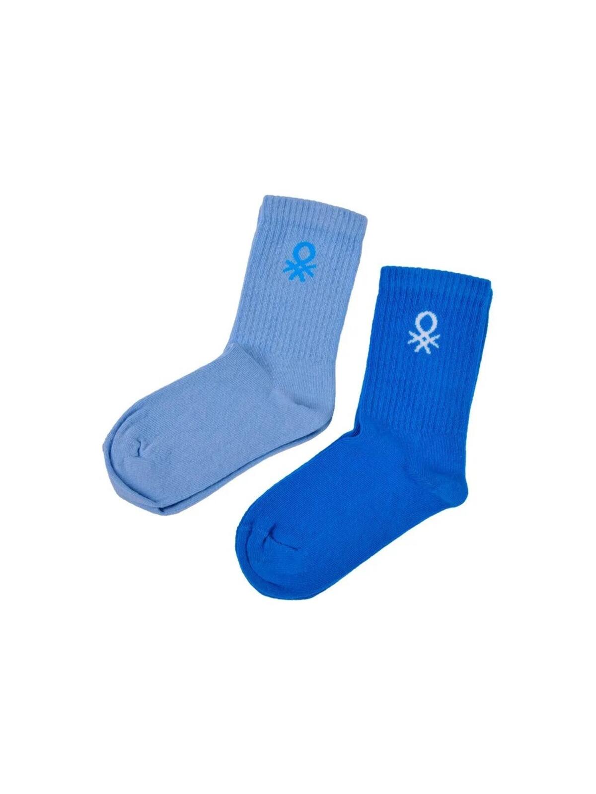 Benetton Soket Çorap 2Li Erkek Çocuk BNT-B24092 Mavi