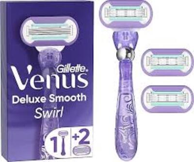 Gillette Traş Makinesi Venüs Kadın Swirl+3 Yedek Başlık (Dy)
