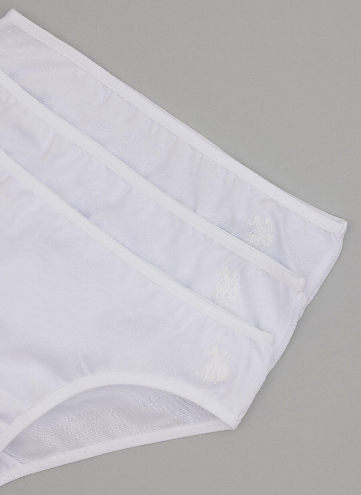 U.S Polo Assn. Külot Kız Çocuk US1675 Beyaz