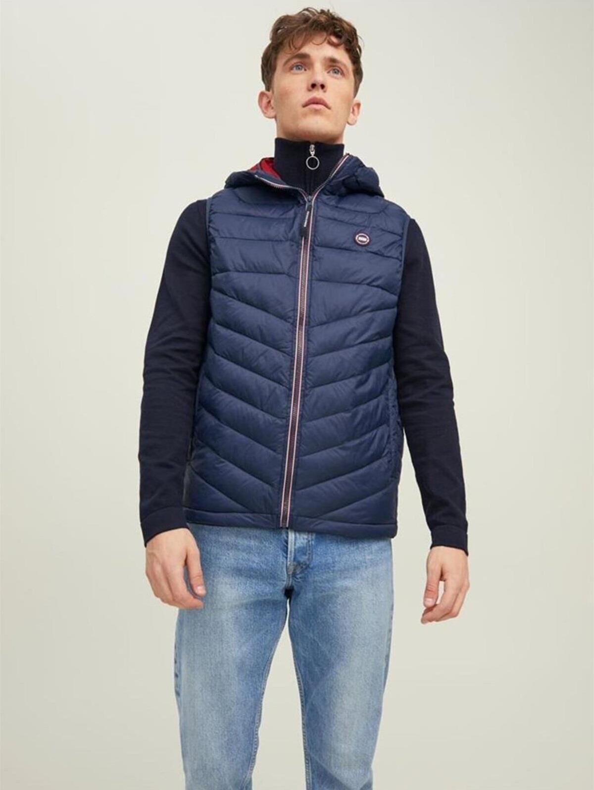 Jack&Jones Yelek 12211789 Lacivert