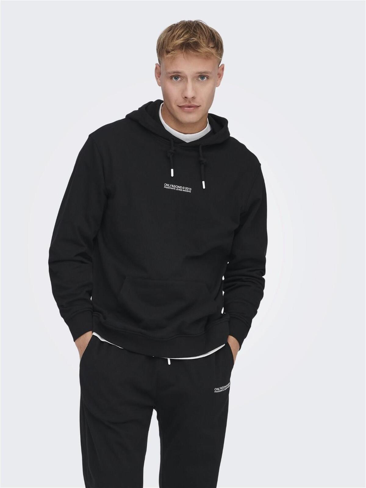 Only&Sons Sweatshirt 22023842 Siyah XL