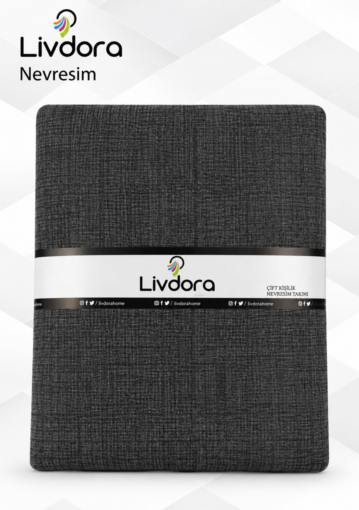 Livdora Nevresim Clean Tk Antrasit