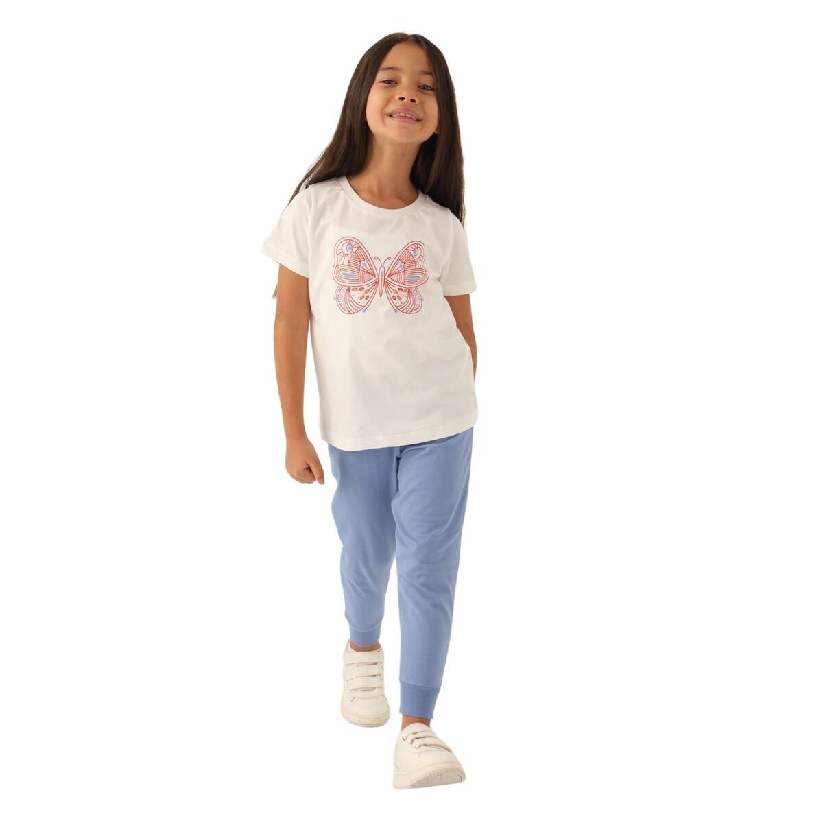 Rolypoly Pijama Takım Kız Çocuk RP3390-2 Krem