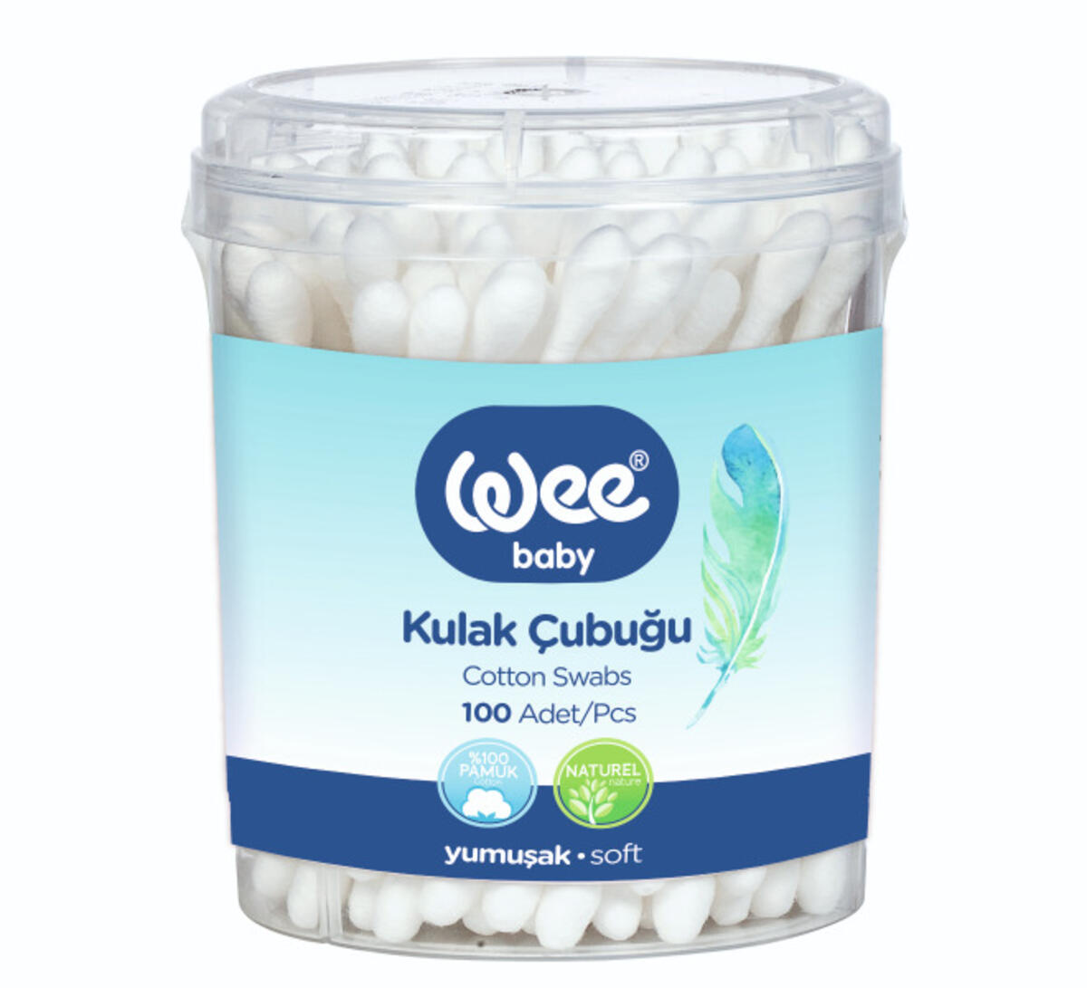 Wee Baby Kulak Çubuğu Pamuklu 100Lü RB905