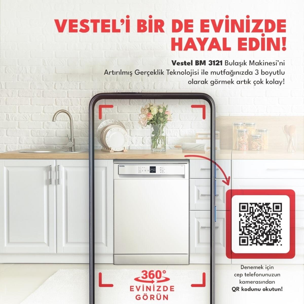 Vestel Bulaşık Makinesi BM 3121