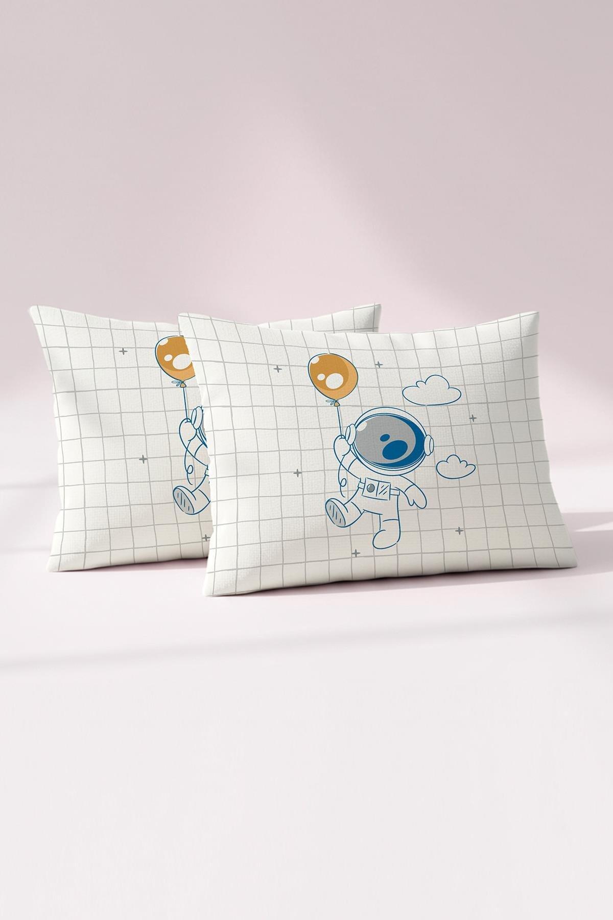 Kanz Yastık Kılıfı Ranforce 2Li (Knz-005) Space