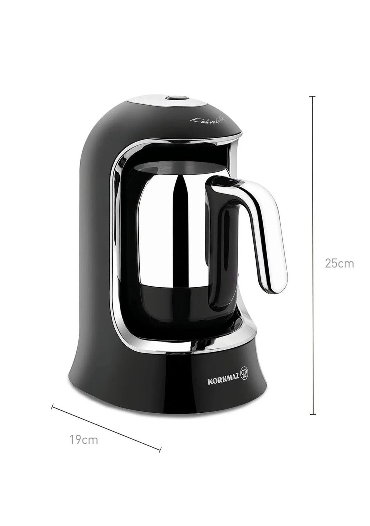 Korkmaz Kahve Makinesi Kahvekolik A860-07 Siyah