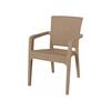 Comfort Sandalye Lilyum Rattan Cappucino