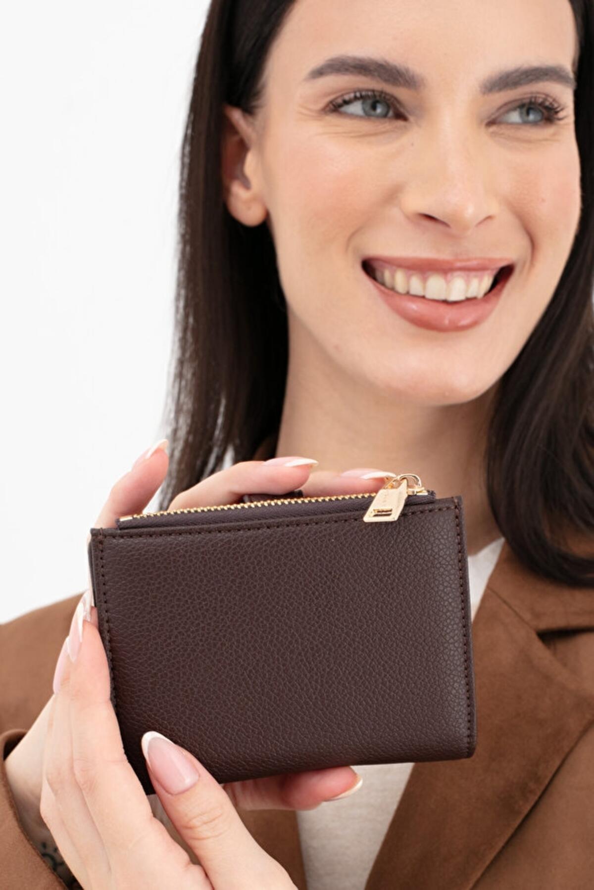 Sisley Kadın Cüzdan SLY_258 Kahve