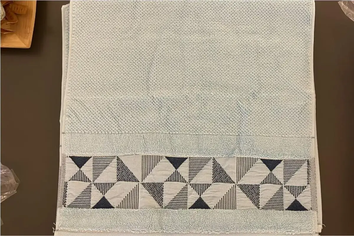 Özdilek Banyo Havlusu 90*150 Trangle Turkuaz