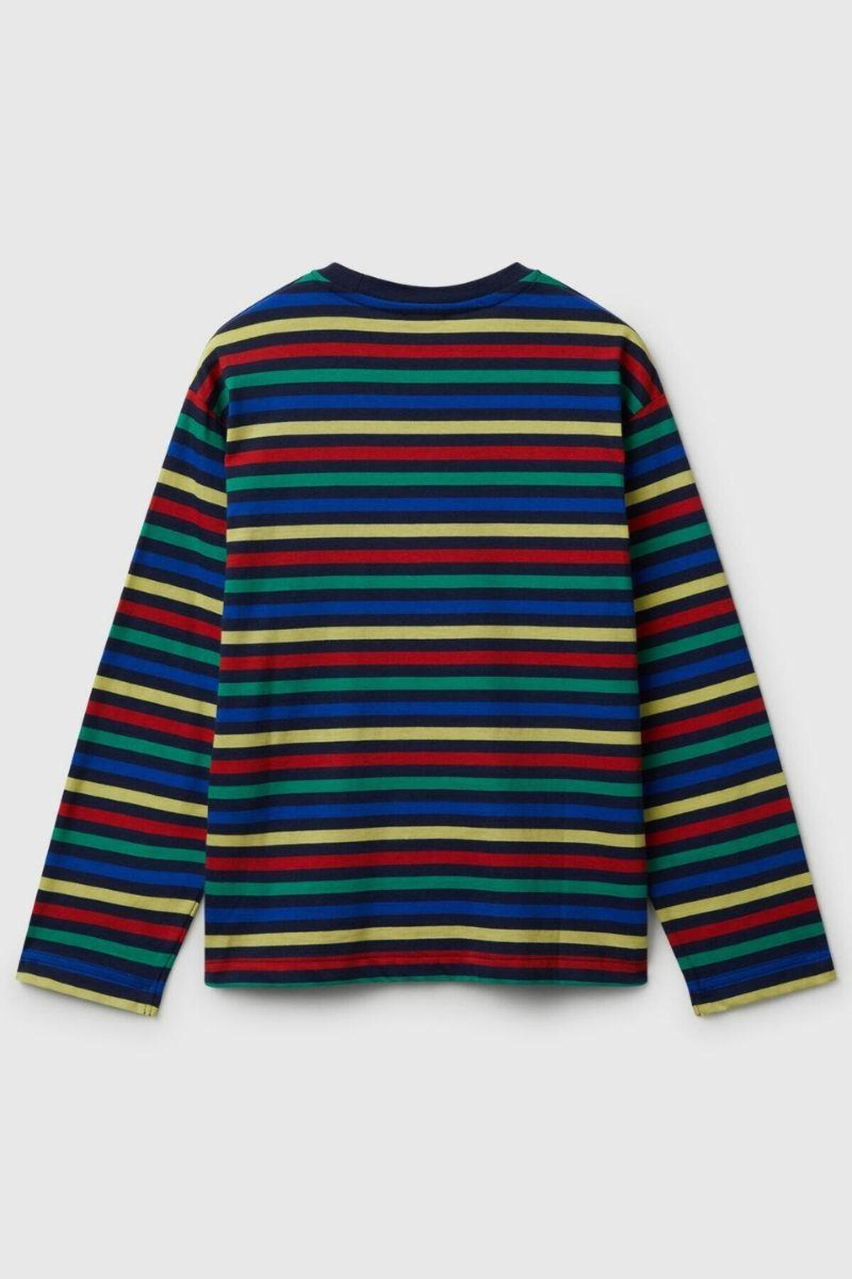 Benetton Tişört Erkek Çocuk BNT-B 3FNLC10QB-25K Lacivert