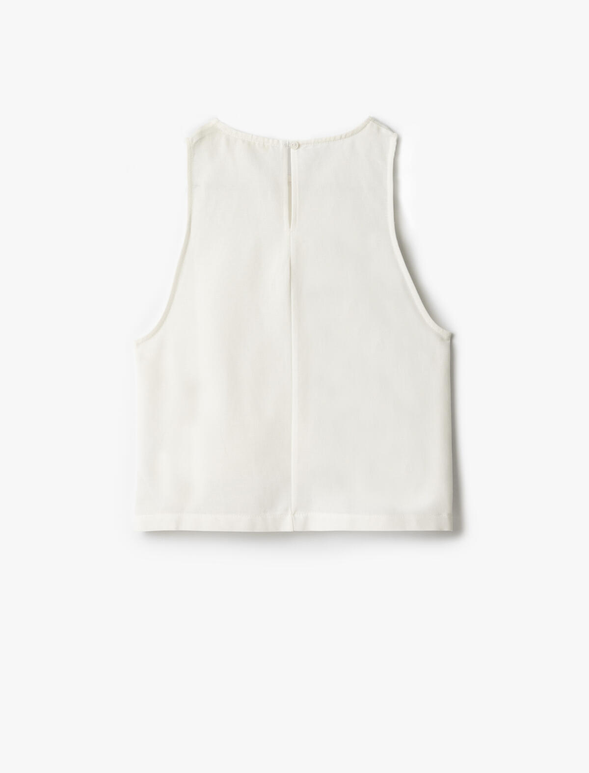 Koton Bluz 5SAK30001PW Kırık Beyaz