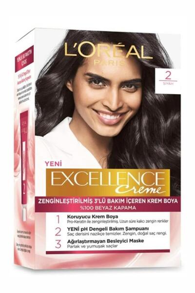 Excellence Saç Boyası No:2 Siyah (Dy)