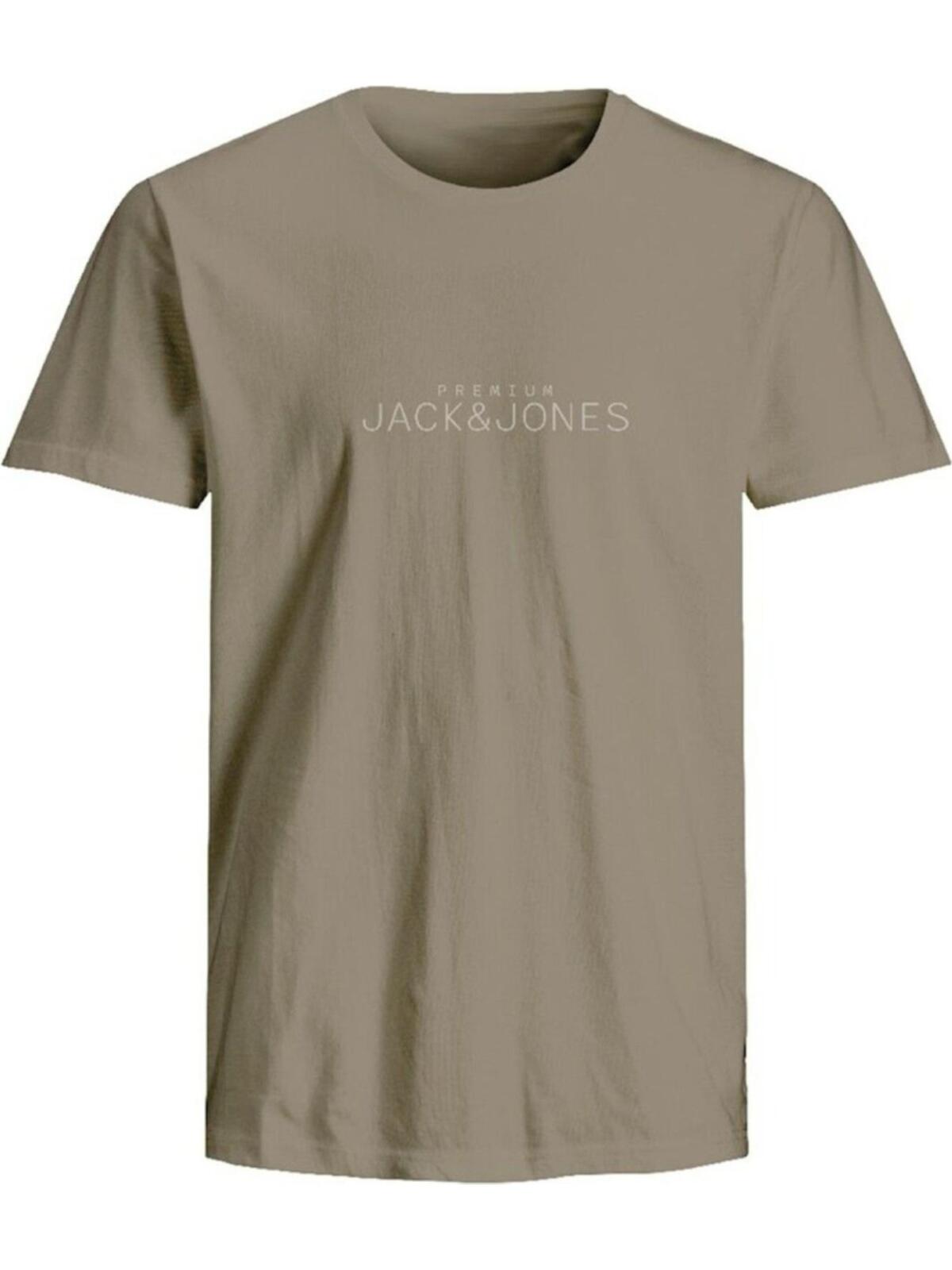 Jack&Jones Tişört 12282251 Koyu Bej