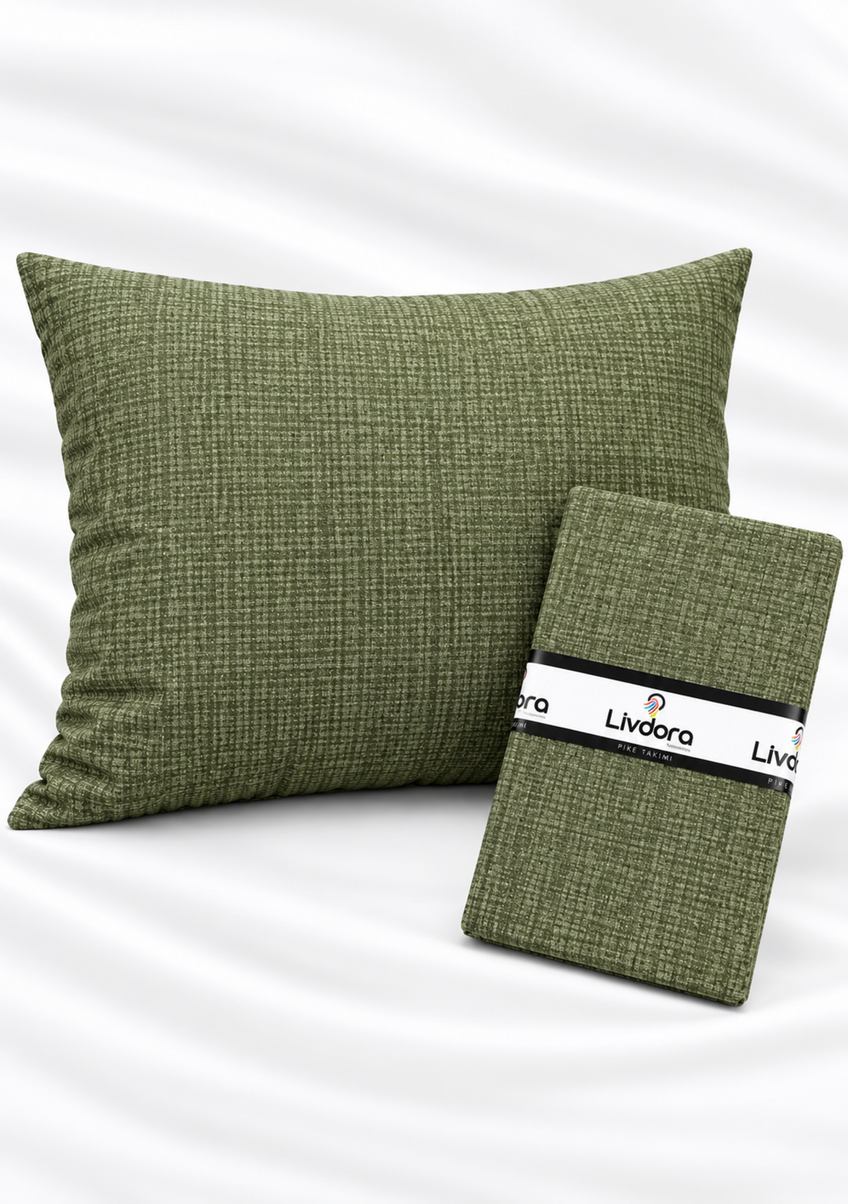 Livdora Yastık Kılıfı 50*70 Haki