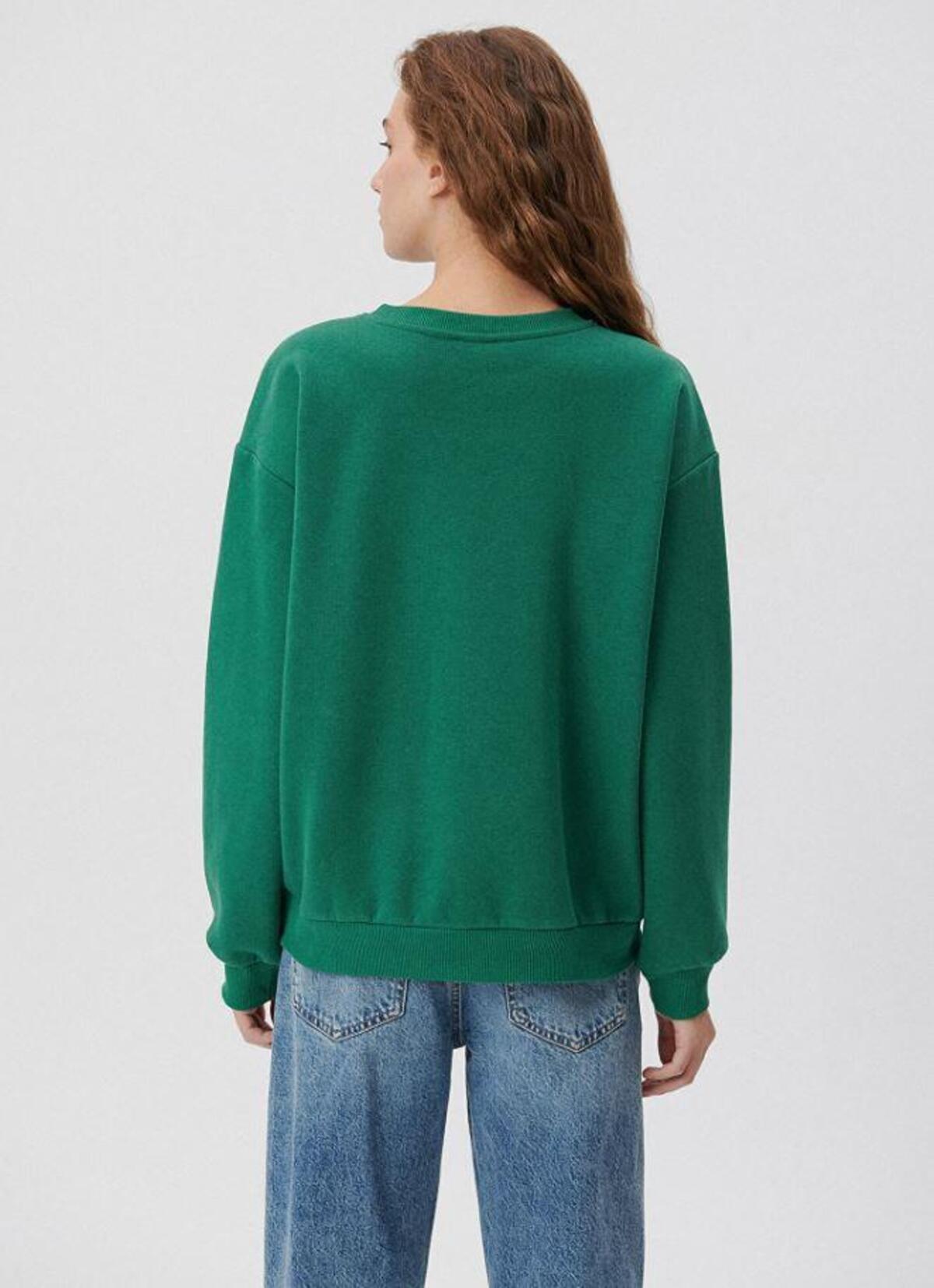 Mavi Sweatshirt M1611656-71874 Zümrüt Yeşil