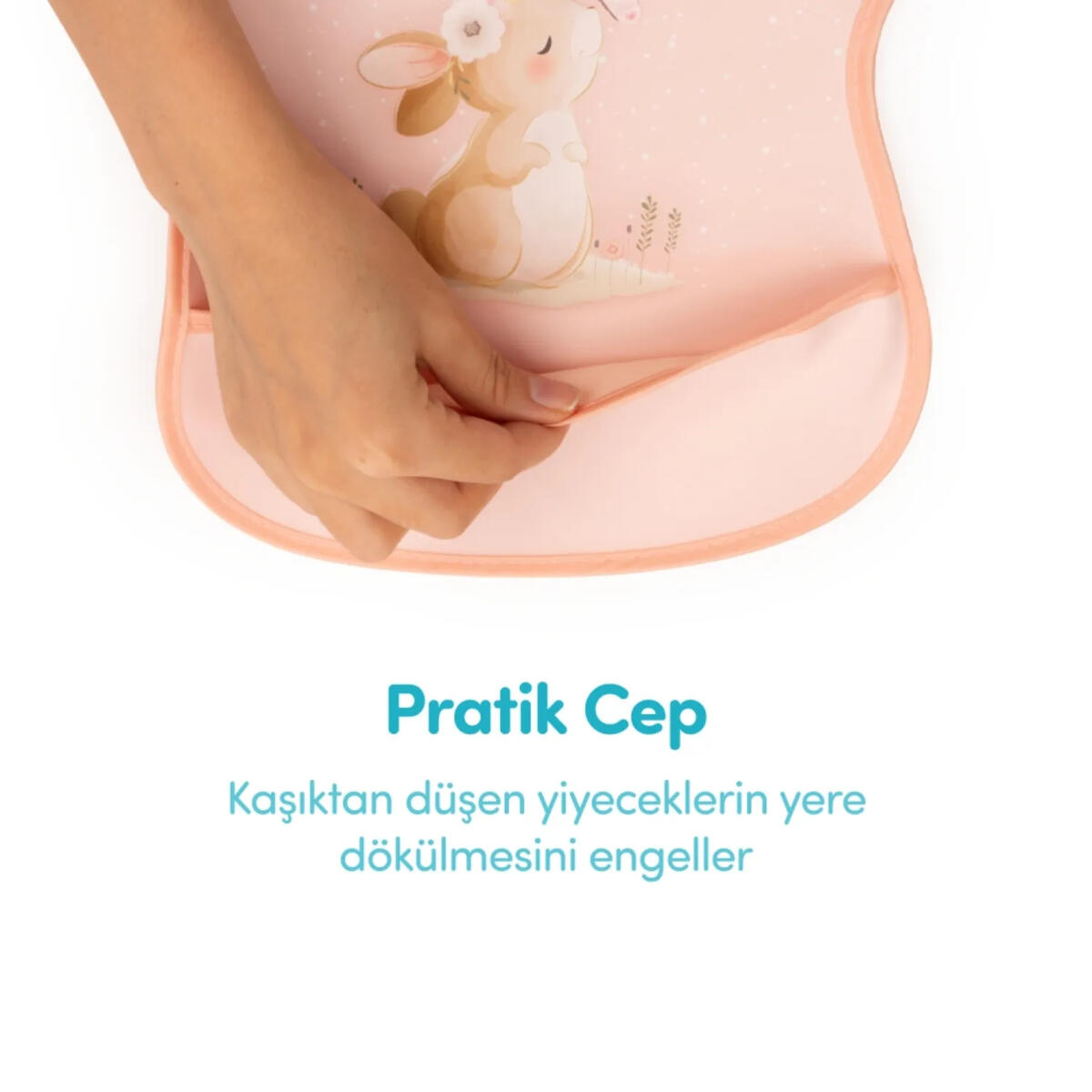 Sevi Cırtlı Muşamba Önlük Mutlu Tavşan 22-186