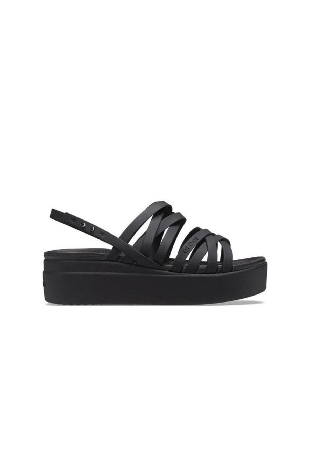 Crocs Brooklyn Strappy Lowwdg 206751_001 Black