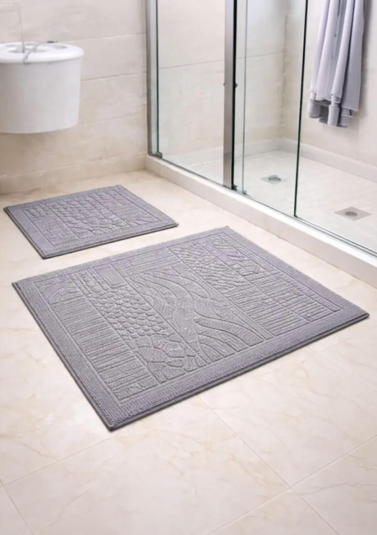 Livdora Banyo Seti 2'Li Bergama Gri