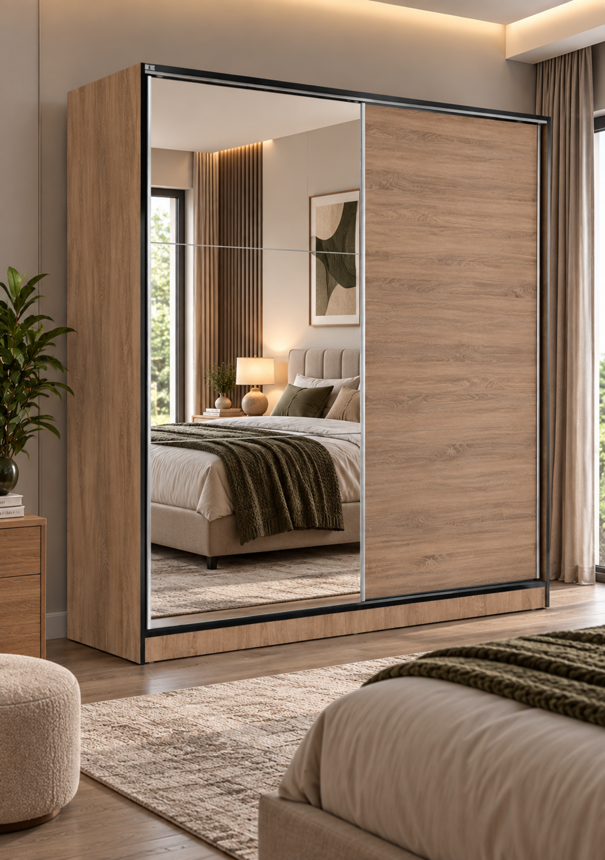 Chancolye Elbise Dolabı Sürgülü Nova 180 Cm