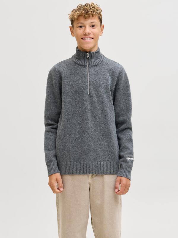 Jack&Jones Junior Kazak Erkek Çocuk 12283370 Gri Melanj