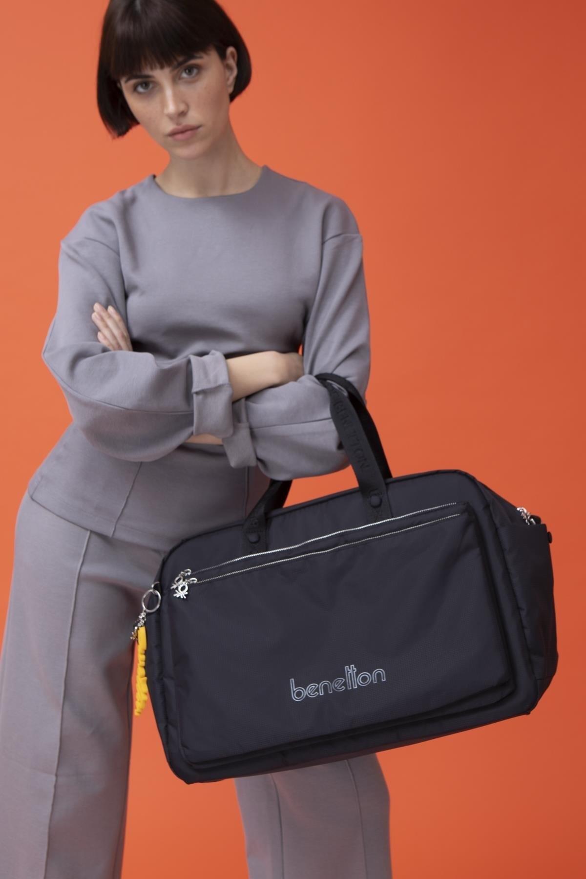 United Colors Of Benetton Seyahat Çantası BNT_1466 Siyah
