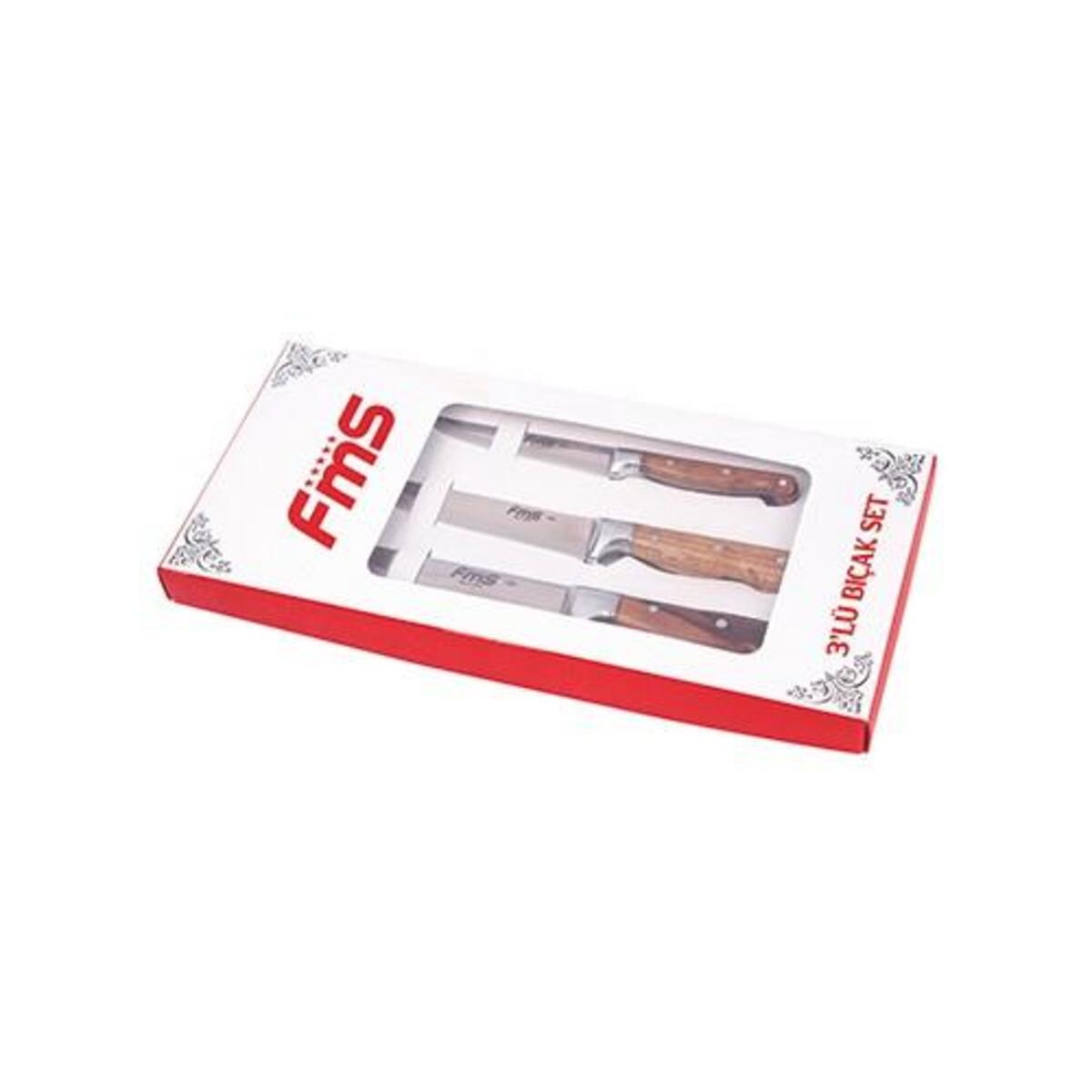 Fms Bıçak Seti 3Lü 3562