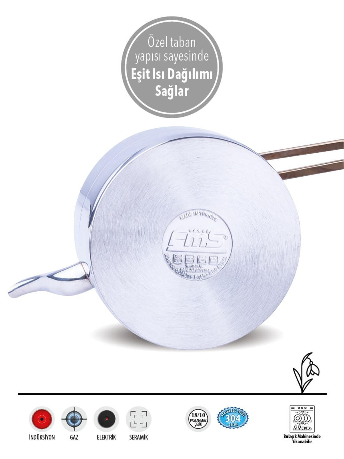 Fms Çaydanlık Daisy Jumbo Metal Sap 4071Alt