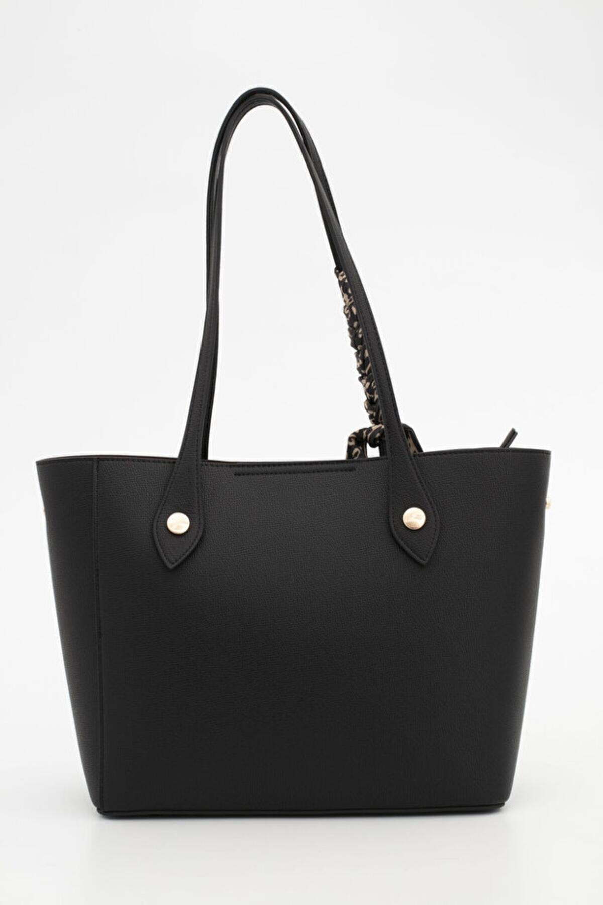 Sisley Kadın Kol Çantası SLY_284 Siyah - Bordo