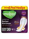 Molped Hijyenik Ped Süper Gece Dev Eko 20Li