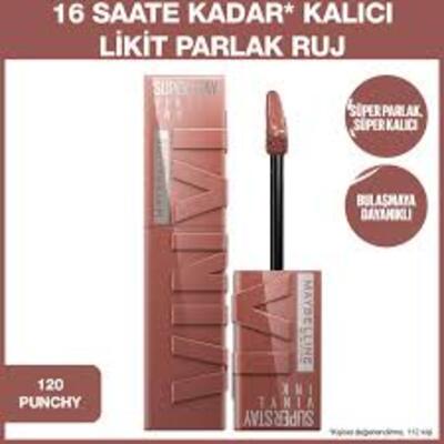 Maybelline Ruj Super Stay Vinyl Ink No:120 (Dy)