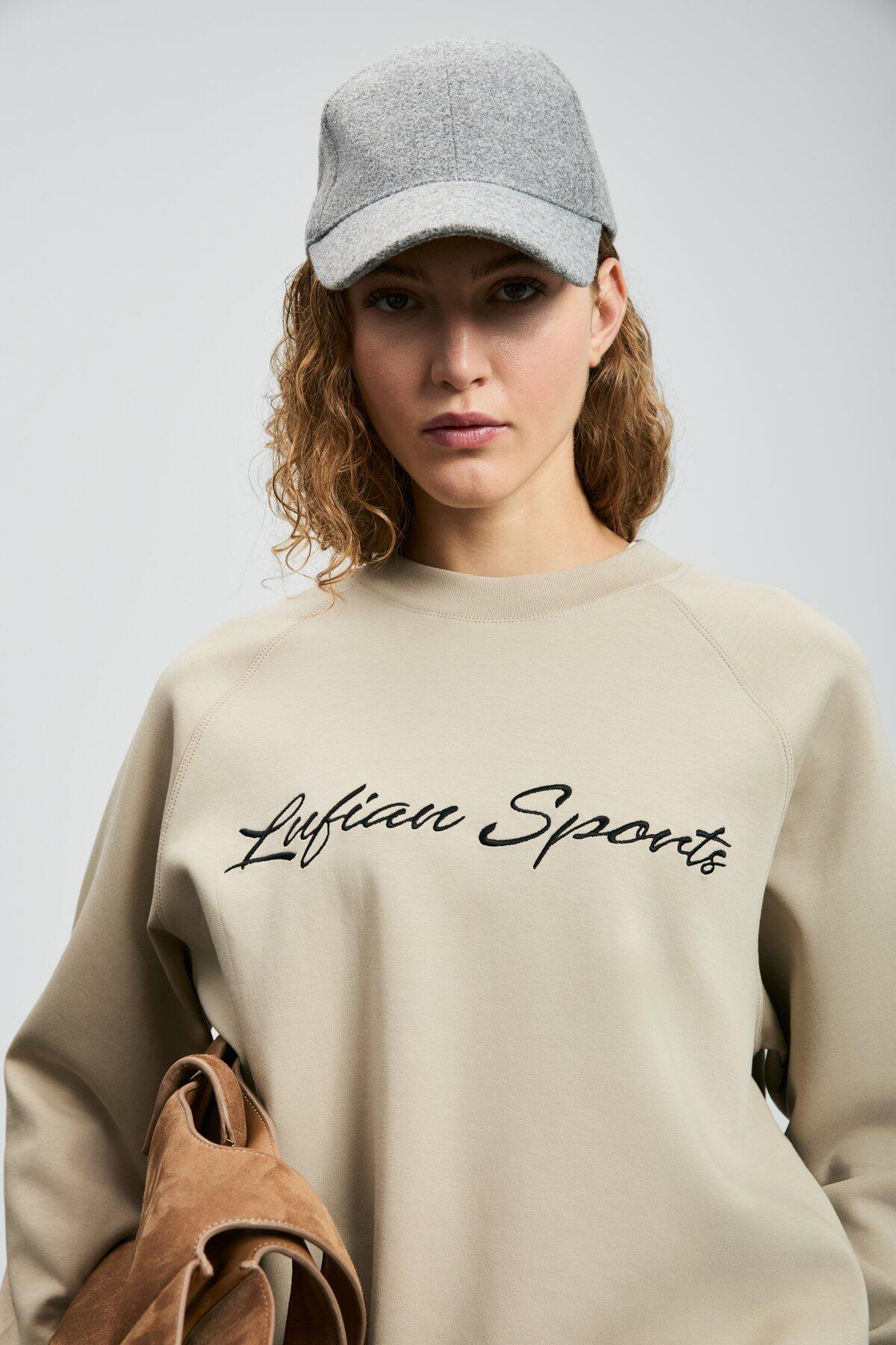 Lufıan Kadın Sweatshirt Ander 122030018 Bej
