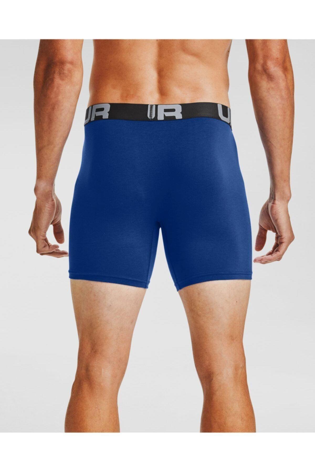 Under Armour Charged Cotton 6İn 3Pack 1363617-400 Mavi Xxl