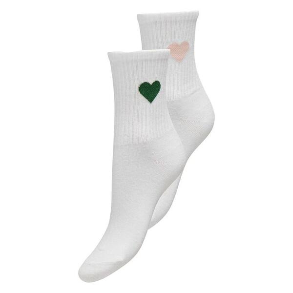 Only Kadın Çorap 2Li 15371125 Beyaz