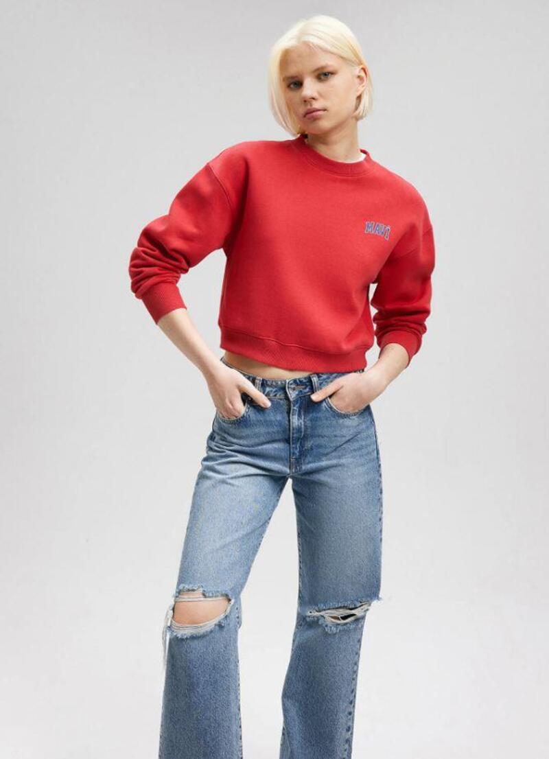 Mavi Sweatshirt M1611601-70936 Kırmızı