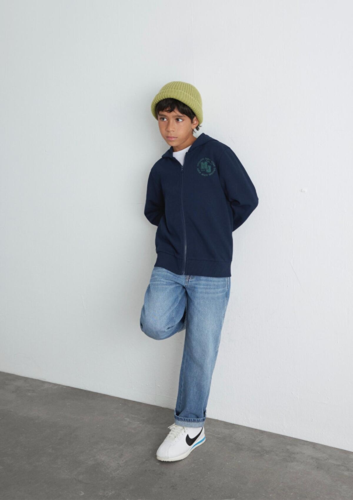 Mavi Sweatshirt Erkek Çocuk M6S10127-82318 Lacivert