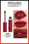 Loreal Paris Ruj Likit İnfaillible Matte Resistance No:420