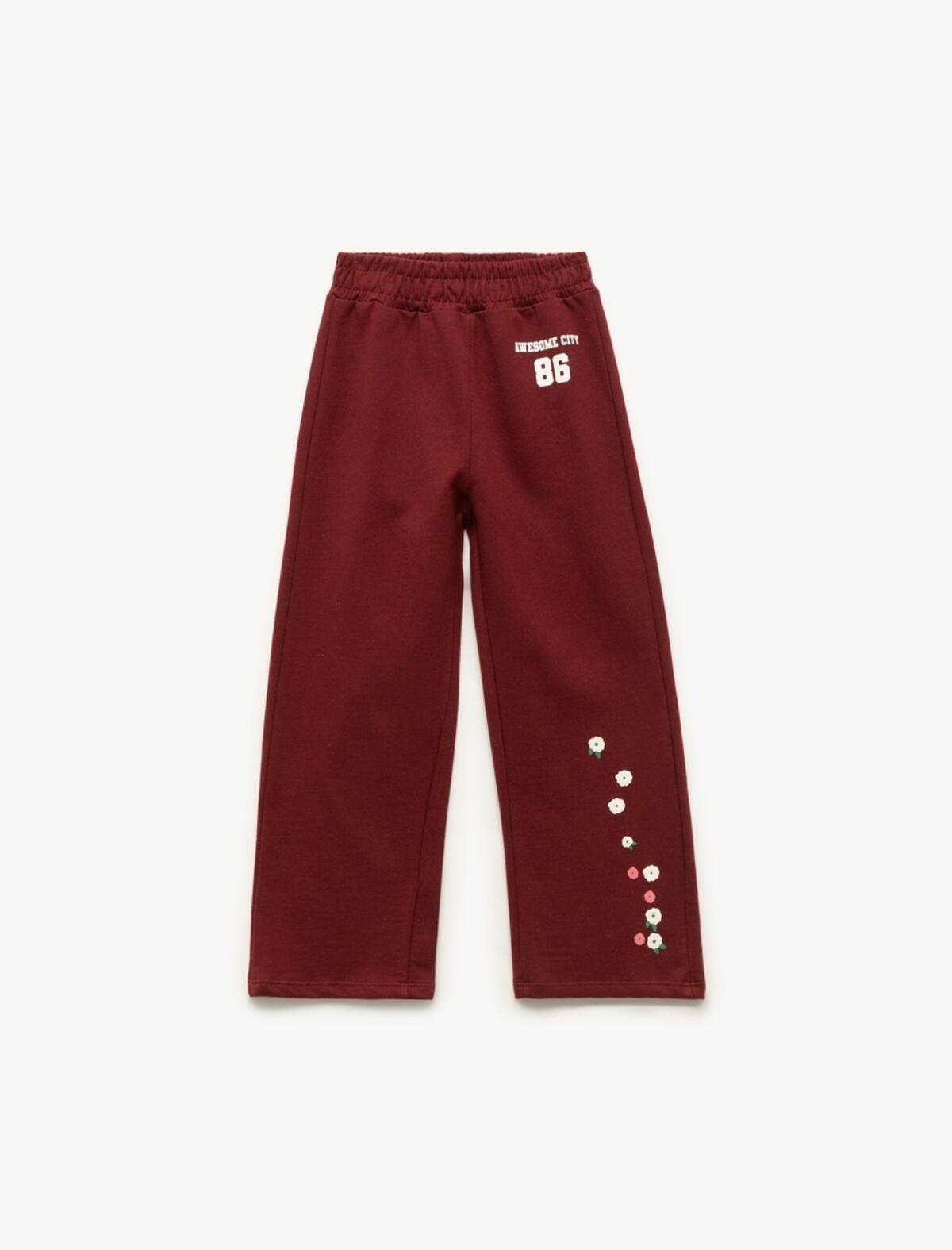 Koton Eşofman Altı Kız Bebek 6WMG40071AK Bordo