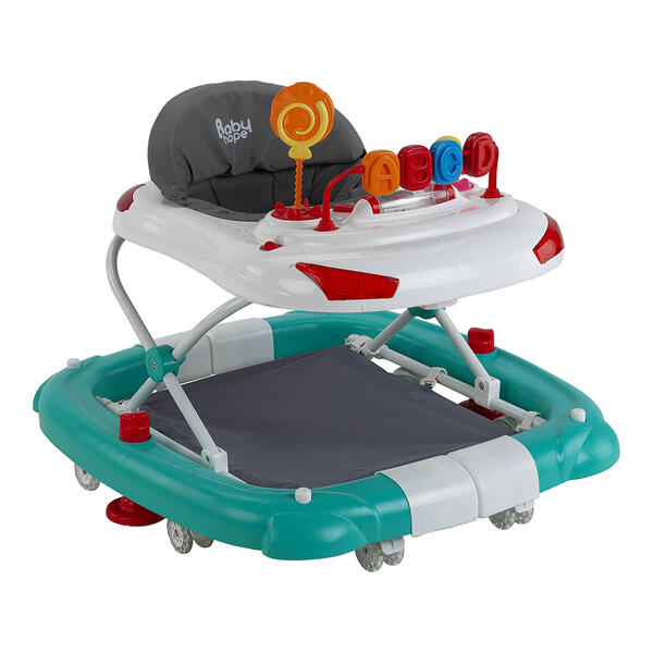 Babyhope Yürüteç Tobby Salla 219 Turkuaz-Beyaz