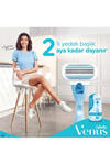 Gillette Traş Makinesi Venüs Smooth Mavi+2 Yedek