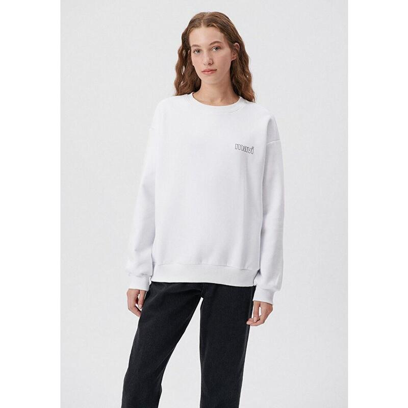Mavi Sweatshirt M1611656-620 Beyaz