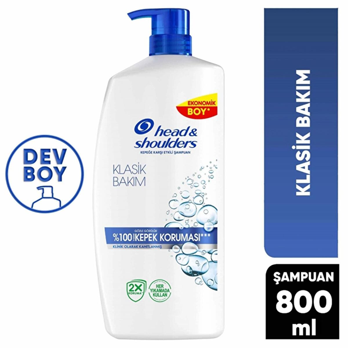 Head&Shoulders Şampuan Klasik Bakım 800Ml