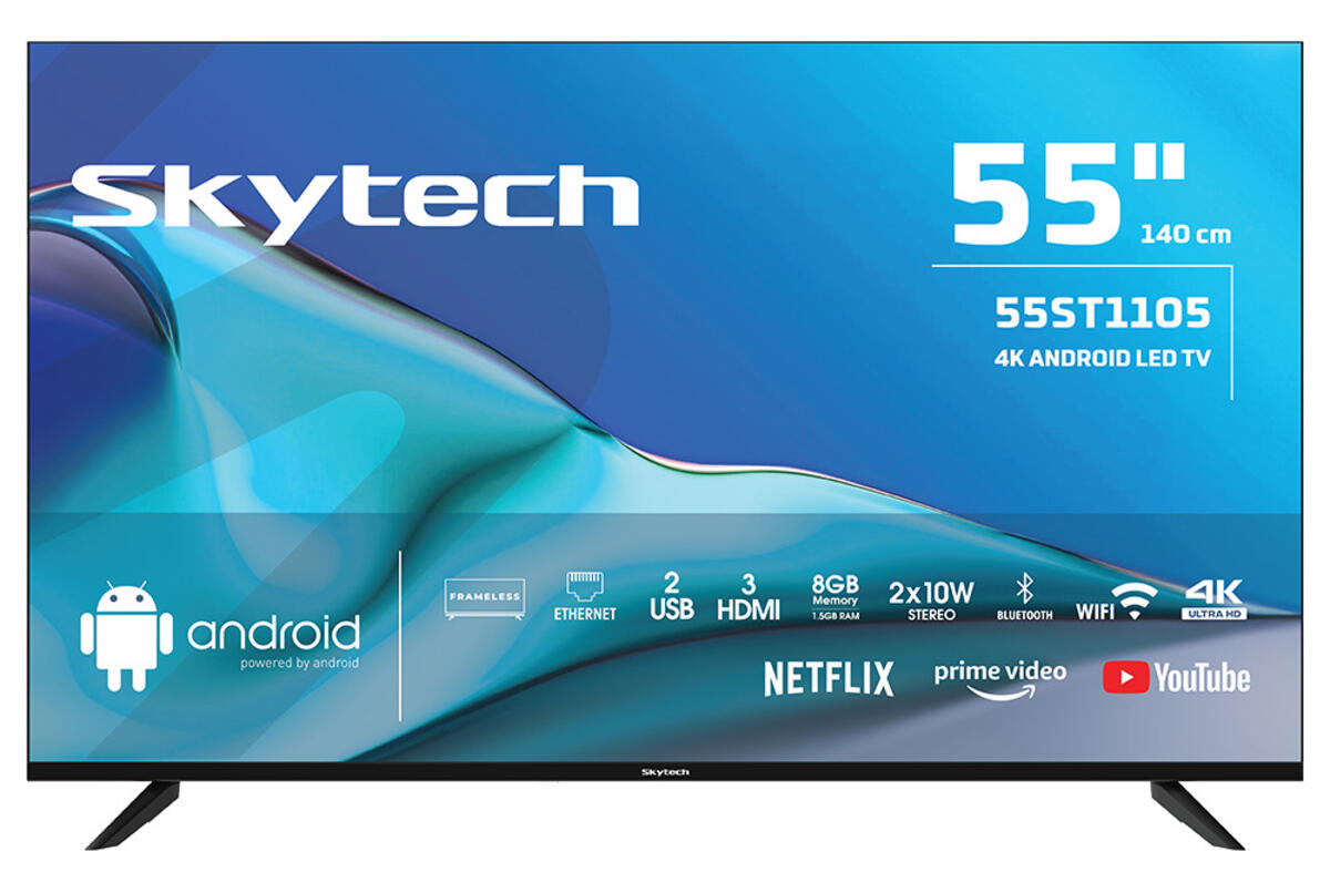 Skytech Led Tv 55"55ST4105 4K Uhd Smart Tv