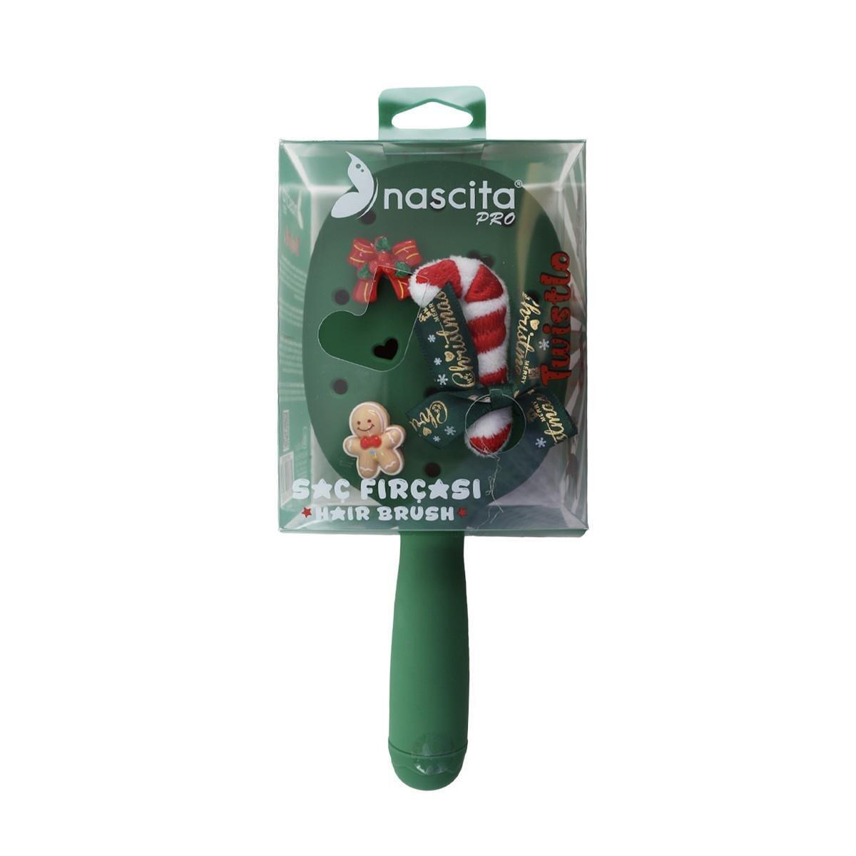 Nascita Saç Fırçası Twistlo Yılbaşı Temalı NASFPRO00075GR
