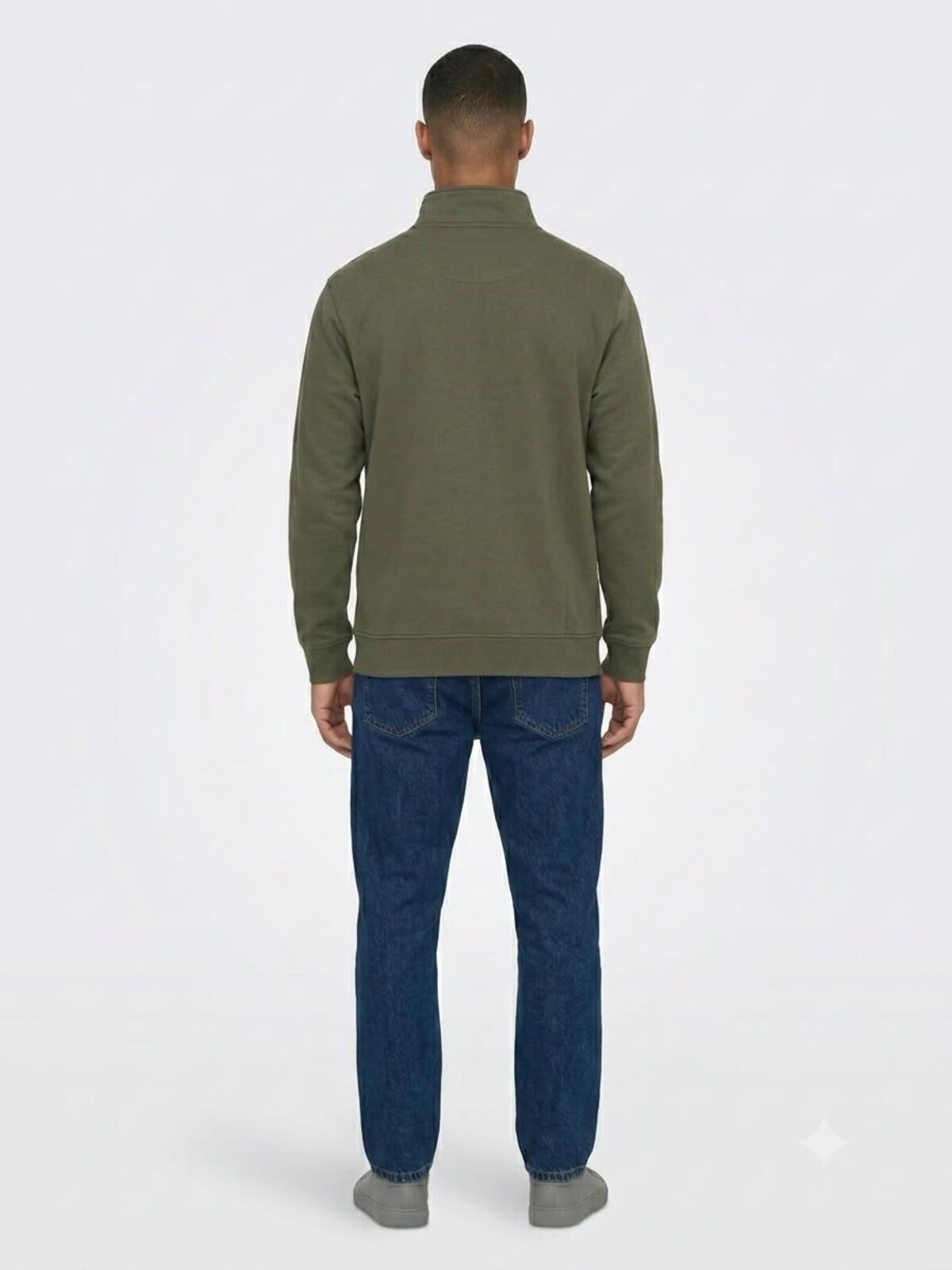 Only&Sons Erkek Sweatshirt 22039036 Yeşil