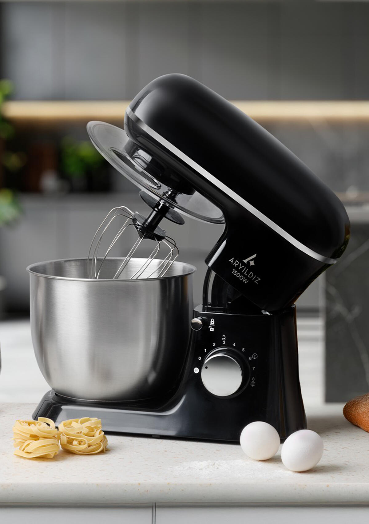 Aryıldız Mikser Standlı Chef Power 153AR274613 Siyah